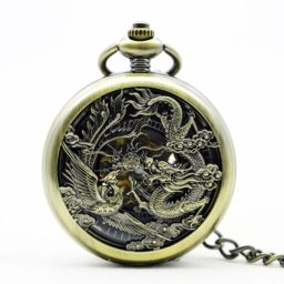 Montre gousset homme Dragon Fenghuang (mécanique)