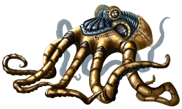 Octopus steampunk