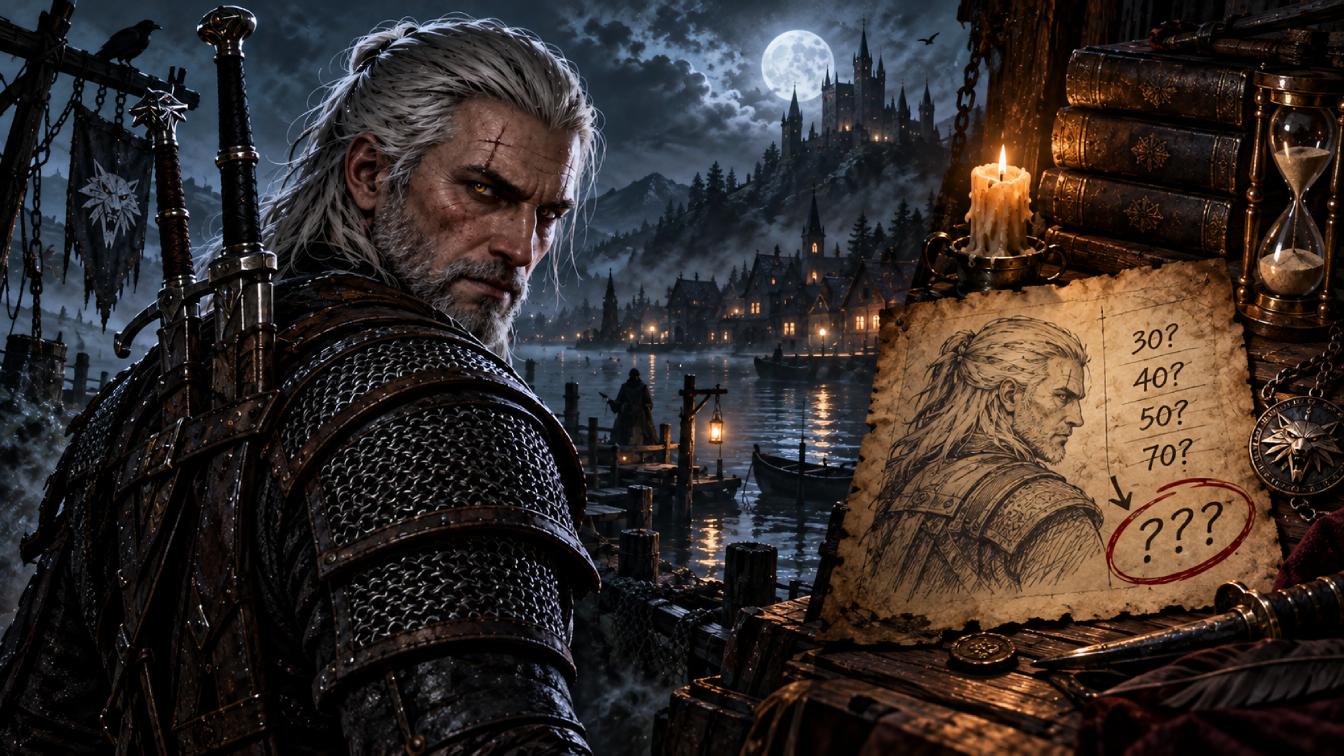Age Geralt The Witcher 3