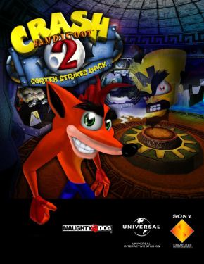 Jaquette de Crash Bandicoot 2: Cortex Strikes Back